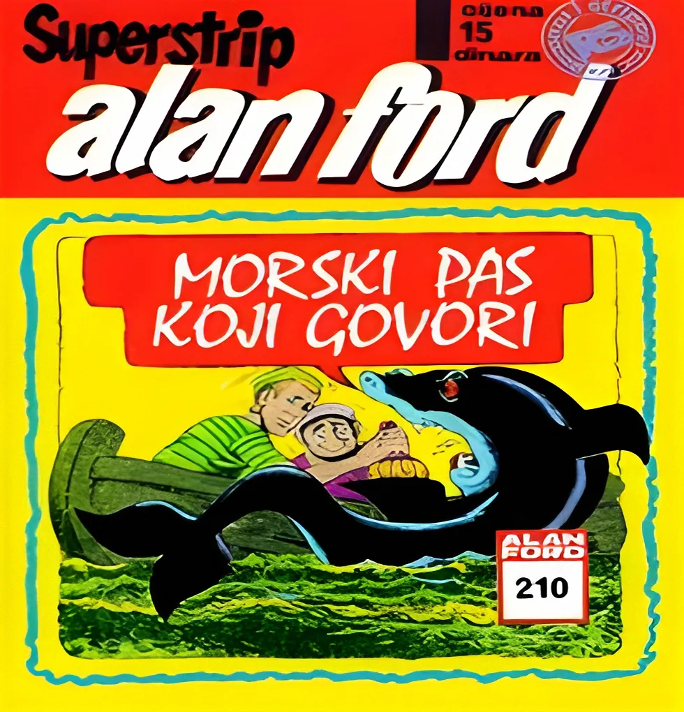 Alan Ford Regularna Serija – Morski pas koji govori Br.142