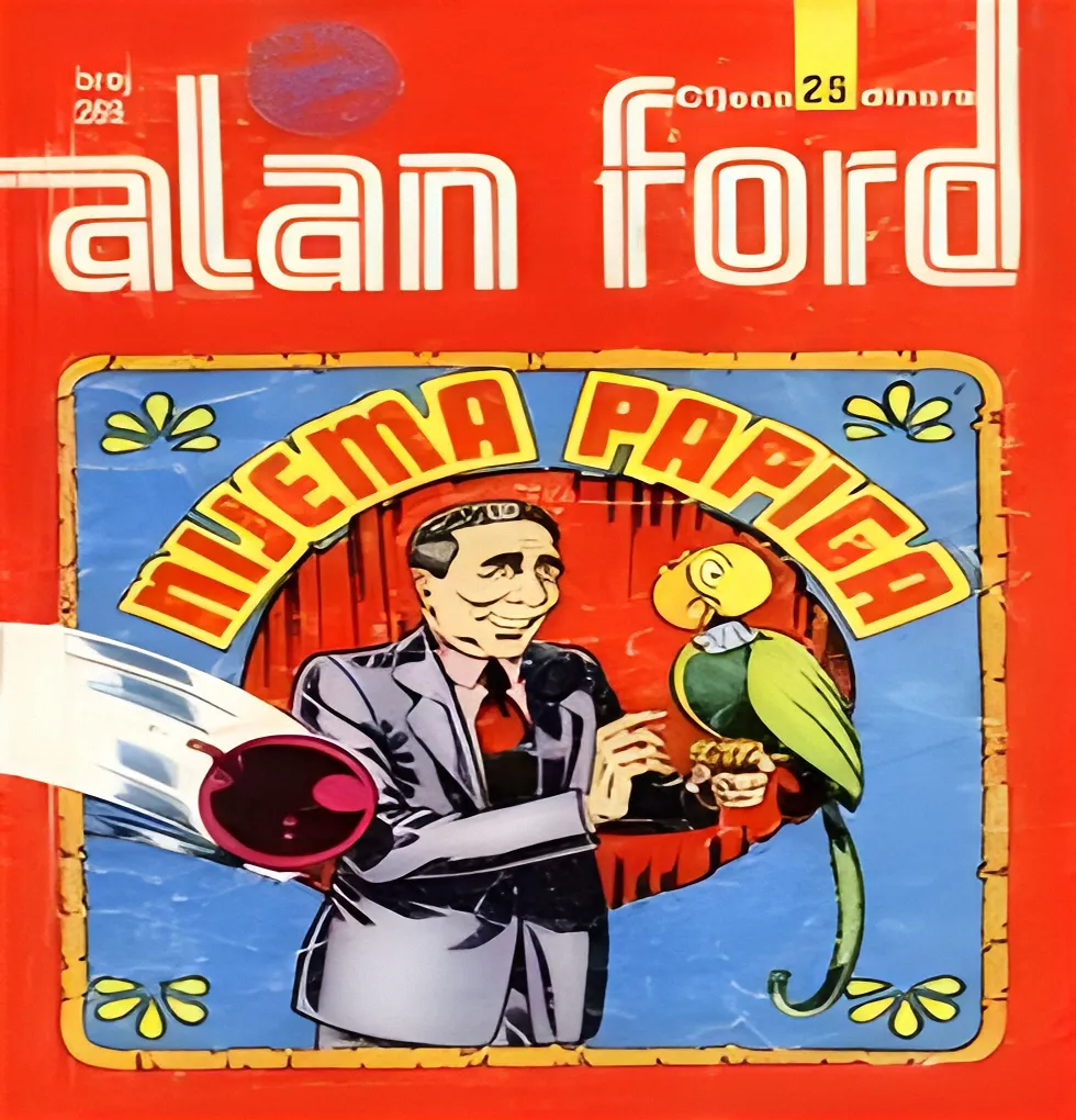 Alan Ford Regularna Serija – Nijema Papiga Br.168
