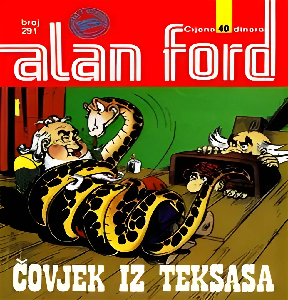 Alan Ford Regularna Serija – Covjek iz Teksasa Br.177
