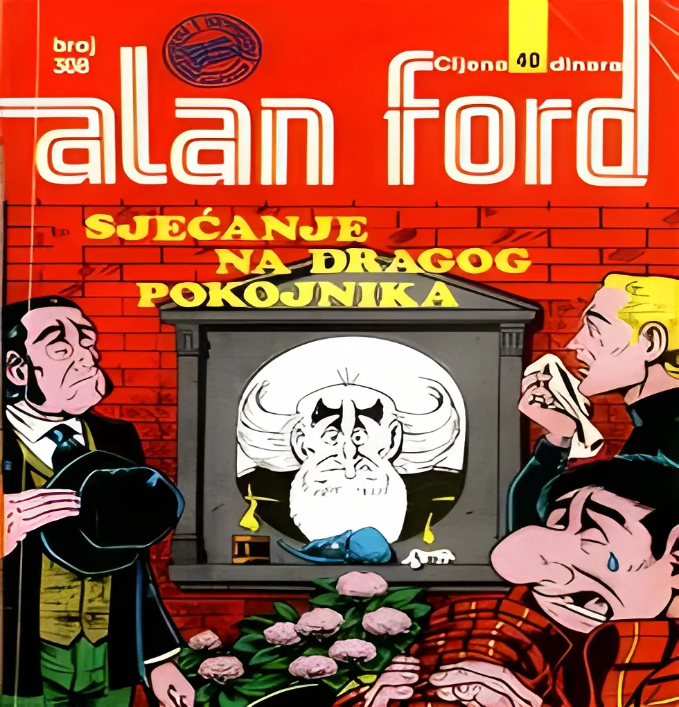 Alan Ford Regularna Serija – Sjecanje na dragog pokojnika Br.185