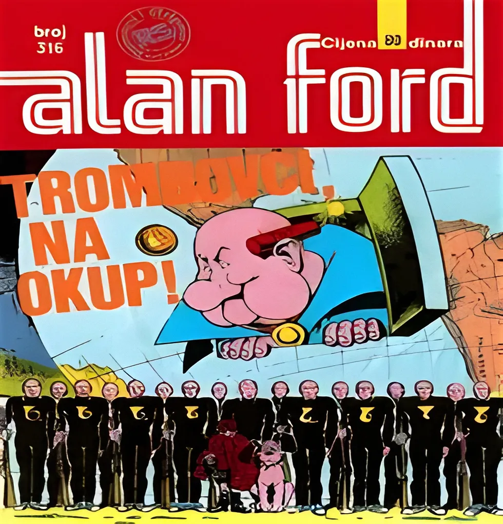 Alan Ford Regularna Serija – Trombovci na okupu Br.189