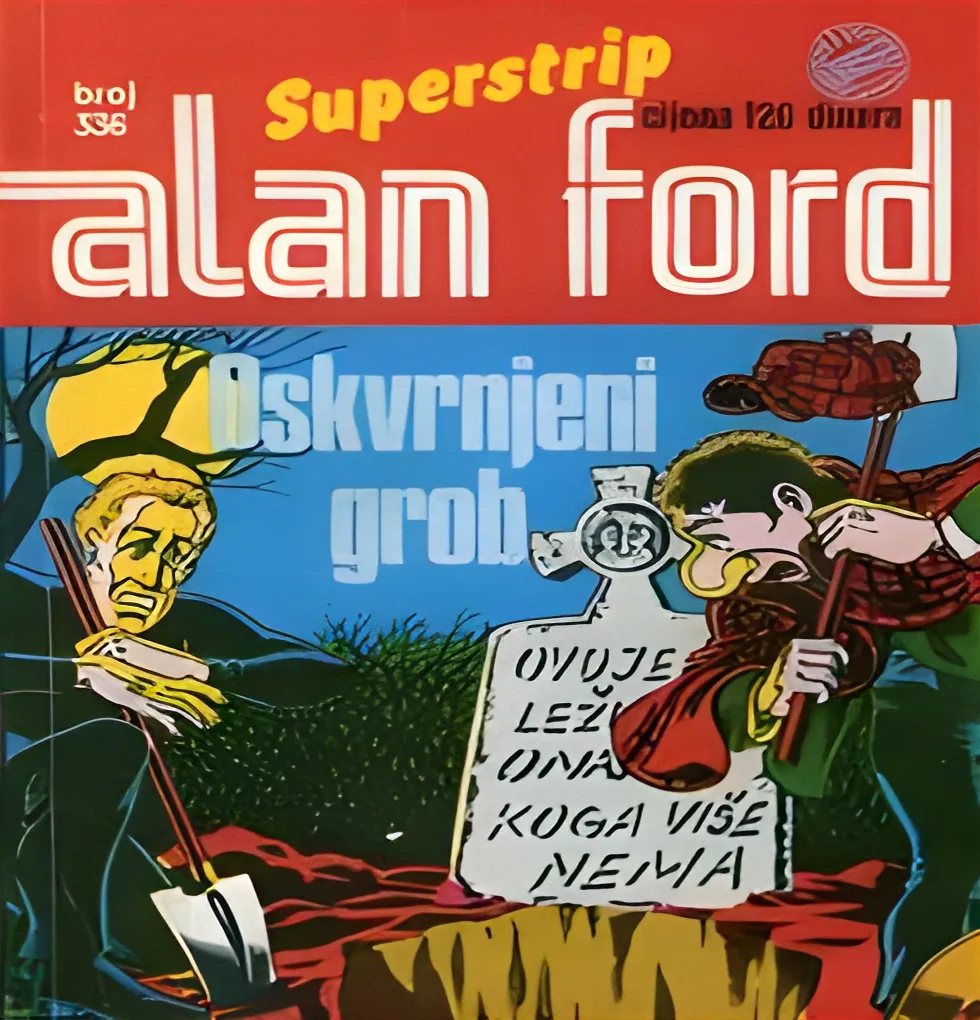 Alan Ford Regularna Serija – Oskvrnjeni Grob Br.199