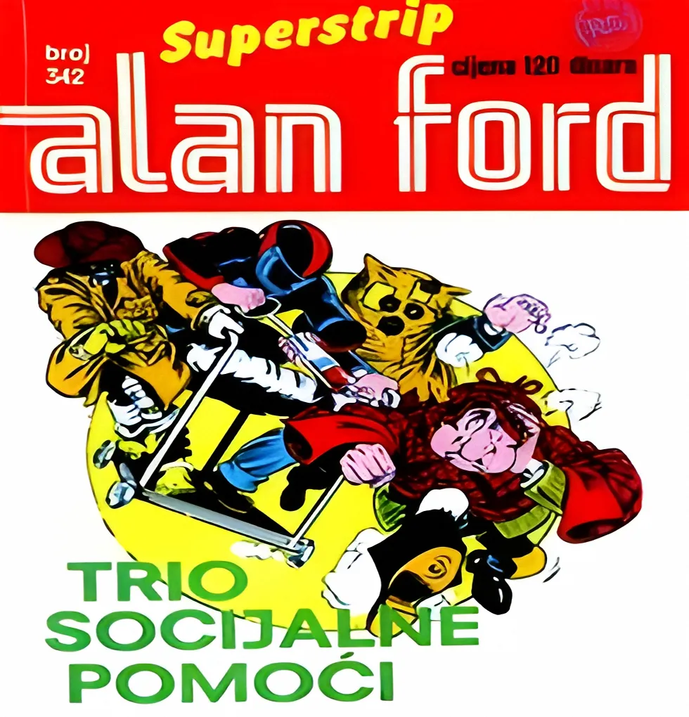 Alan Ford Regularna Serija – Trio Socijalne Pomoci Br.202