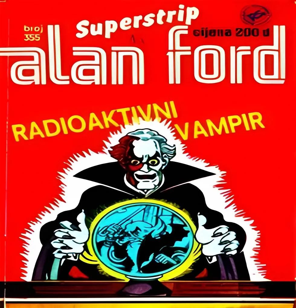 Alan Ford Regularna Serija – Radioaktivni Vampir Br.208