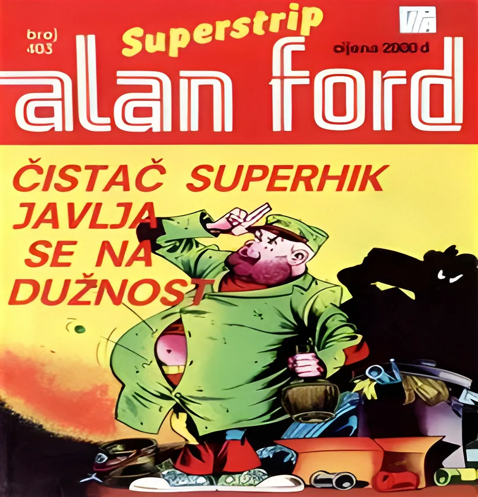 Alan Ford Regularna Serija – Cistac Superhik Javlja se na duznost Br.233