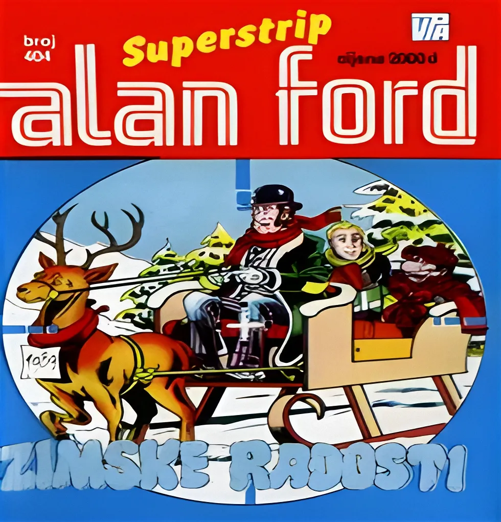 Alan Ford Regularna Serija – Zimske radosti Br.234