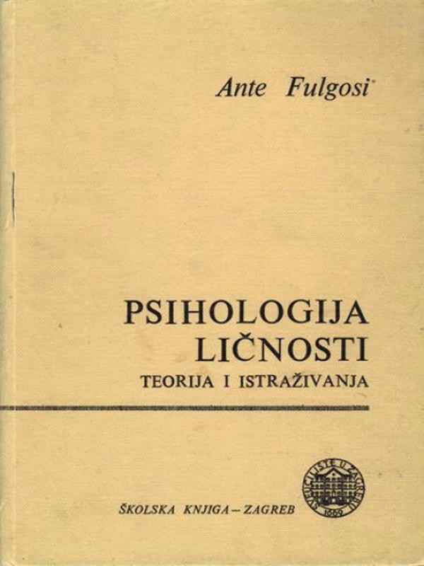 Ante Fulgosi - Psihologija ličnosti