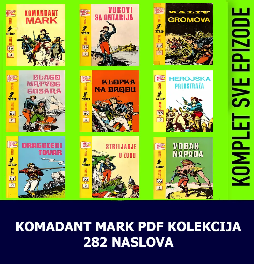 Komadant Mark - Kolekcija 282 Stripa U Pdf Formatu