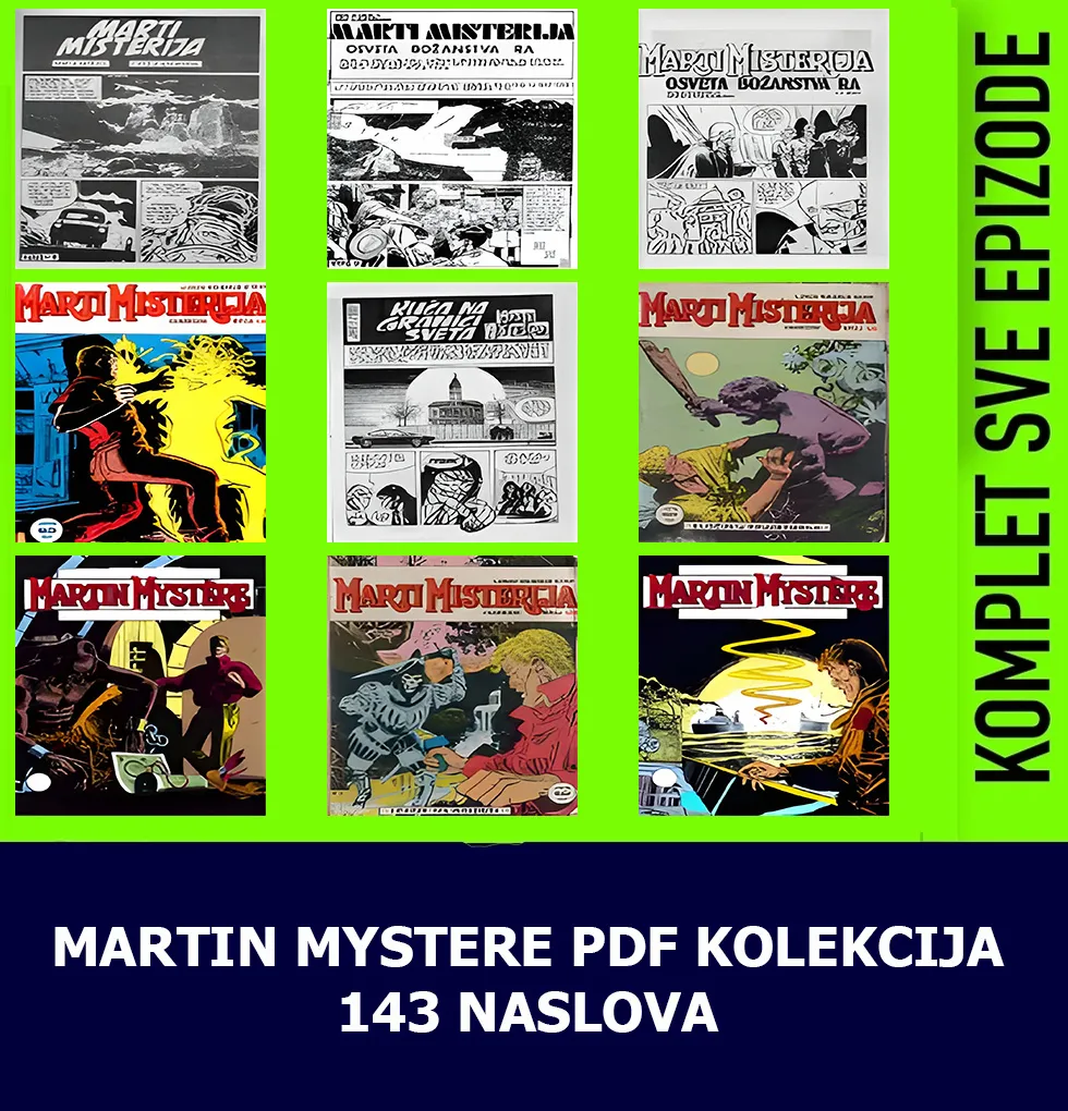 Martin Mystere - Kolekcija 143 Stripa U Pdf Formatu