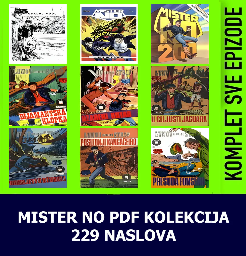 Mister NO kolekcija 229 Stripa u PDF formatu