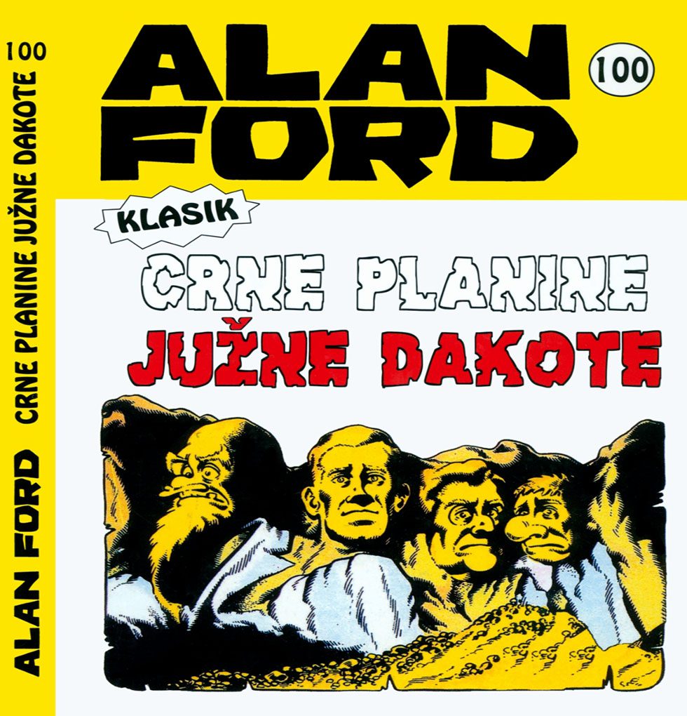 Alan Ford Regularna Serija – Crne Planine Juzne Dakote Br.100