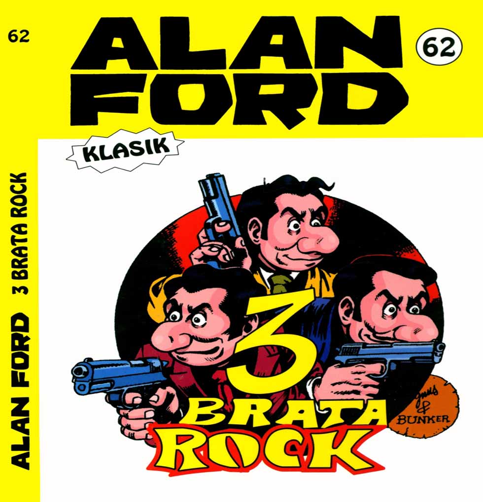 Alan Ford Regularna Serija – 3 Brata Rock Br.62