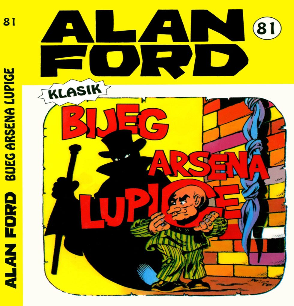 Alan Ford Regularna Serija – Bijeg Arsena Lupige Br.81