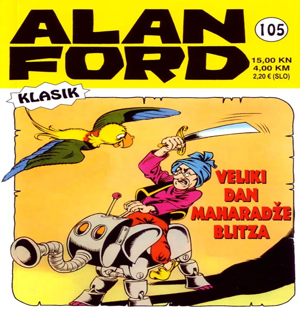 Alan Ford Regularna Serija – Veliki Dan Maharadze Od Blitza Br.105