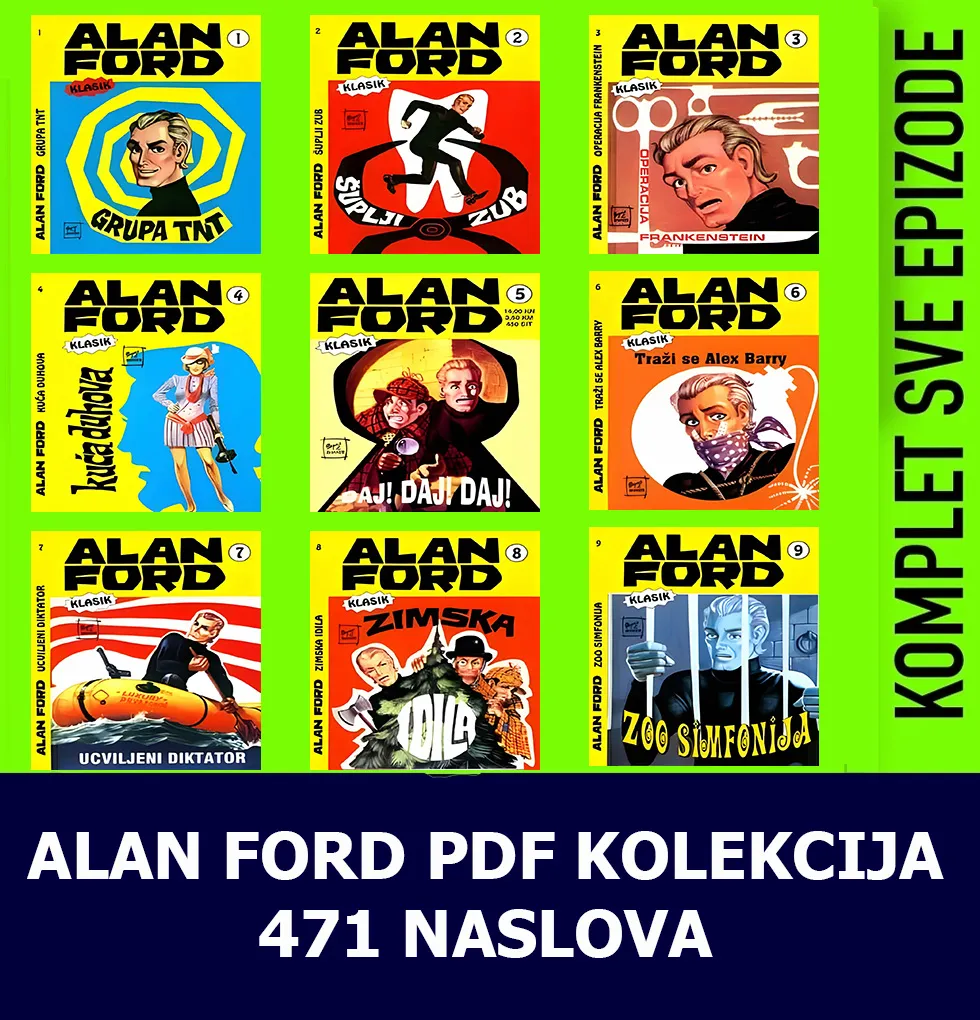 Alan Ford - Kolekcija 471 Stripa U Pdf Formatu