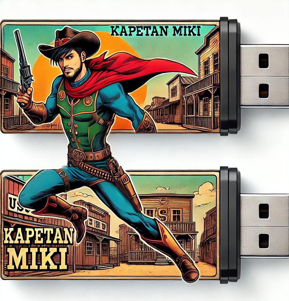 Kapetan Miki - Kolekcija 108 Stripa U Pdf Formatu Usb Stick