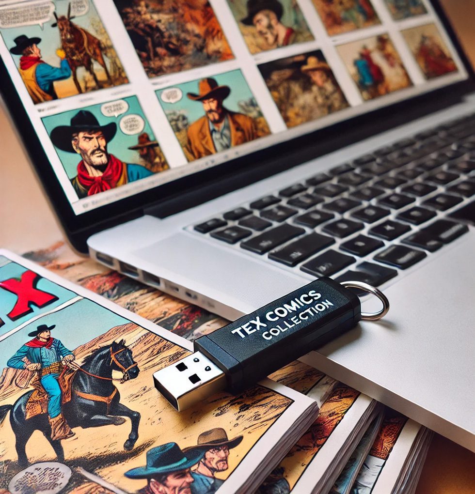 Tex Willer - Kolekcija 296 Stripa U Pdf Formatu Usb Stick
